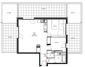 t3 à la location -   38100  GRENOBLE, surface 68 m2 location t3 - UBI480314606